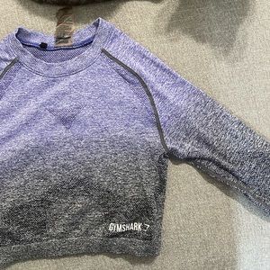 Gymshark Adapt Ombré Seamless Cropped Longsleeve